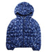 A Blue Puffer/Quilted Jackets from Polo Ralph Lauren in size 5T for girl. (Front View)