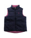 A Blue Outerwear Vests from Ralph Lauren in size 6T for girl. (Front View)