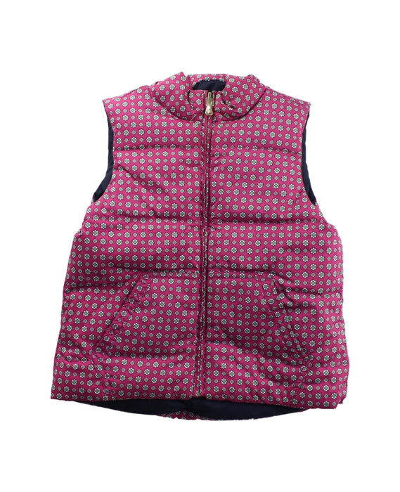 A Blue Outerwear Vests from Ralph Lauren in size 6T for girl. (Back View)