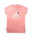A Peach Short Sleeve T Shirts from Adidas in size 12Y for girl. (Front View)