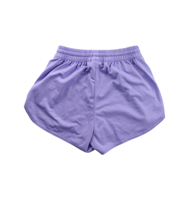 A Purple Shorts from Adidas in size 14Y for girl. (Back View)