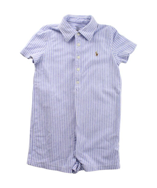 A Purple Short Sleeve Rompers from Ralph Lauren in size 2T for boy. (Front View)
