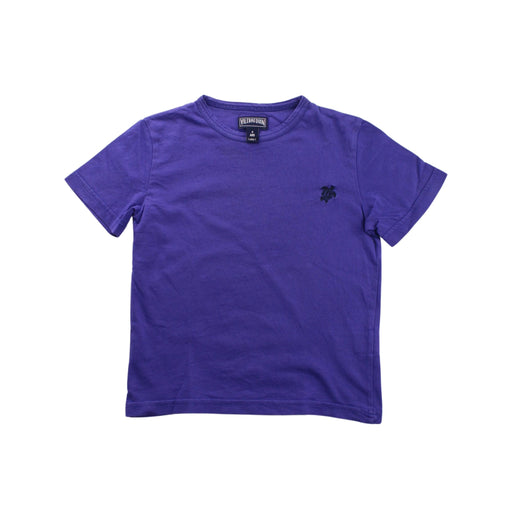 A Purple Short Sleeve T Shirts from Vilebrequin in size 4T for boy. (Front View)