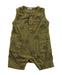 A Green Sleeveless Rompers from Nature Baby in size 3-6M for boy. (Front View)
