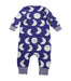 A Purple Long Sleeve Jumpsuits from The Bonnie Mob in size 3-6M for boy. (Back View)