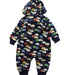 A Blue Snowsuits from Frugi in size 3-6M for boy. (Back View)