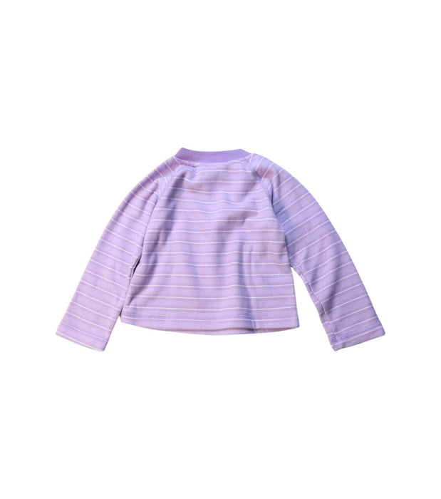 A Purple Long Sleeve Tops from Patagonia in size 6-12M for girl. (Back View)