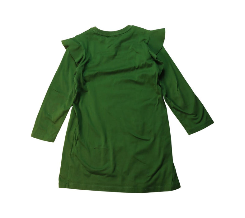 A Green Long Sleeve Dresses from COS in size 4T for girl. (Back View)