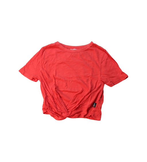 A Red Short Sleeve Tops from T2Love in size 6T for girl. (Front View)