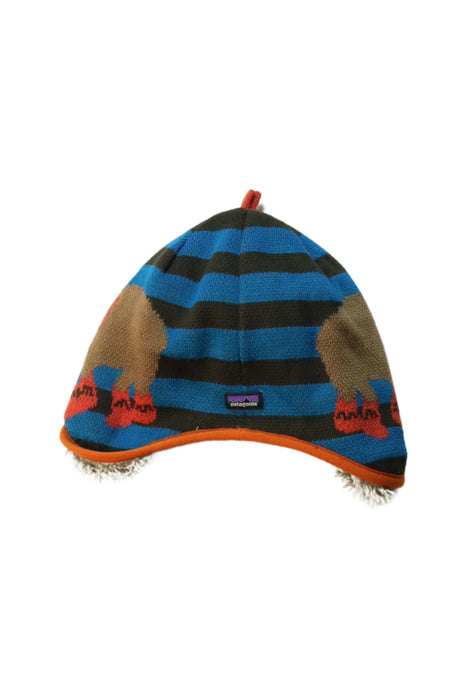 A Multicolour Winter Hats from Patagonia in size 5T for neutral. (Back View)