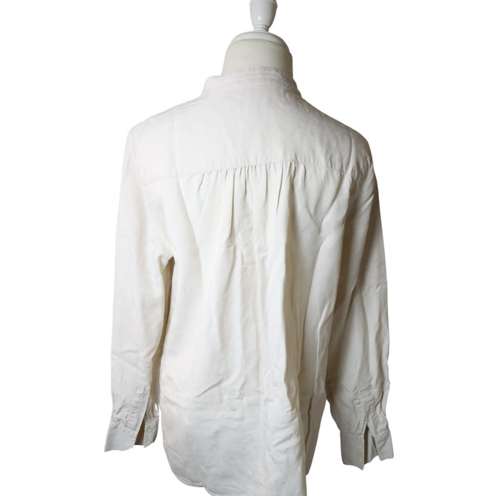 A White Long Sleeve Tops from Isabella Oliver in size S for maternity. (Back View)