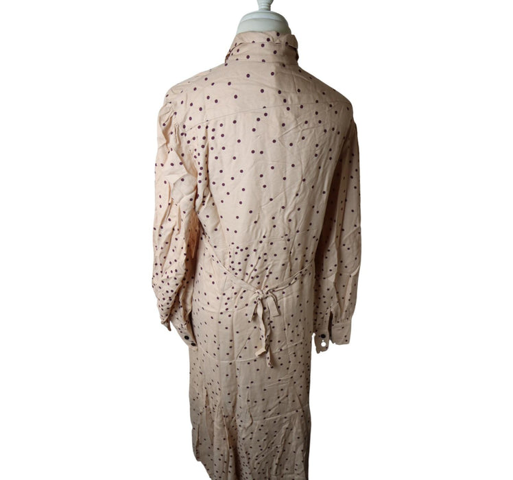 A Beige Long Sleeve Dresses from Isabella Oliver in size M for maternity. (Back View)