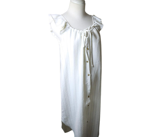 A White Short Sleeve Dresses from Hatch in size S for maternity. (Front View)