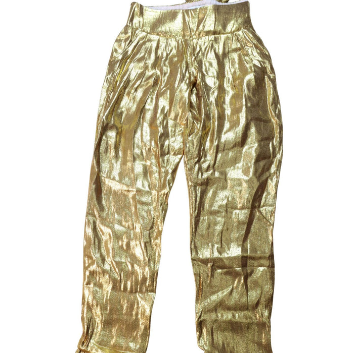 A Gold Casual Pants from Little Marc Jacobs in size 12Y for girl. (Front View)
