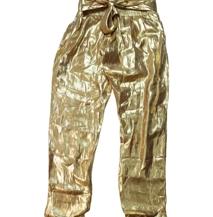 A Gold Casual Pants from Little Marc Jacobs in size 12Y for girl. (Back View)