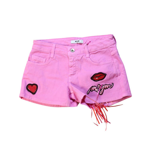 A Multicolour Shorts from MSGM in size 10Y for girl. (Front View)