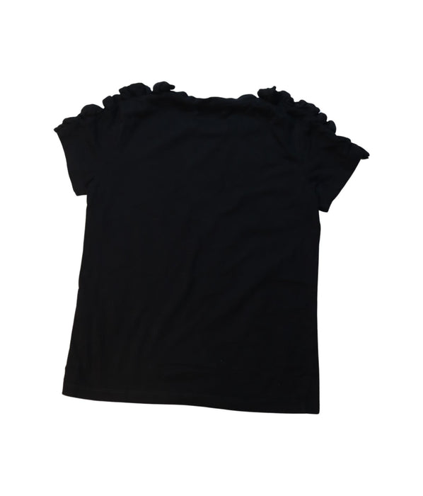 A Black Short Sleeve Tops from MSGM in size 13Y for girl. (Back View)