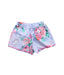 A Purple Shorts from Joules in size 4T for girl. (Front View)