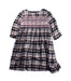 A Black Long Sleeve Dresses from Velveteen in size 4T for girl. (Front View)