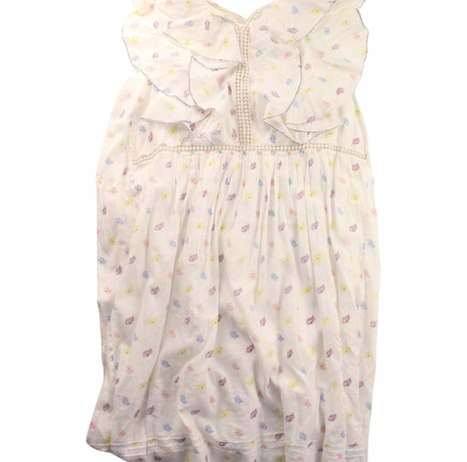 A White Short Sleeve Dresses from Velveteen in size 14Y for girl. (Front View)