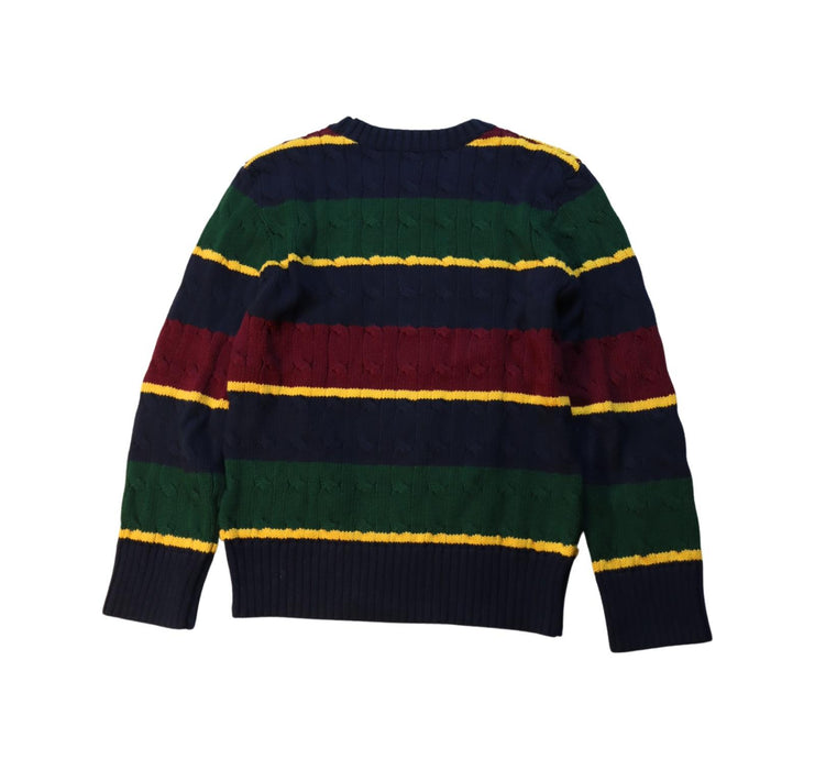 A Multicolour Knit Sweaters from Polo Ralph Lauren in size 6T for boy. (Back View)