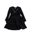 A Black Long Sleeve Dresses from Nicholas & Bears in size 2T for girl. (Front View)