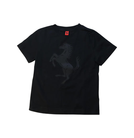 A Black Short Sleeve T Shirts from Ferrari in size 3T for boy. (Front View)