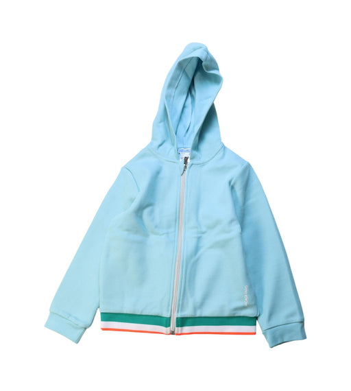 A Multicolour Hooded Sweatshirts from Jacadi in size 6T for boy. (Front View)