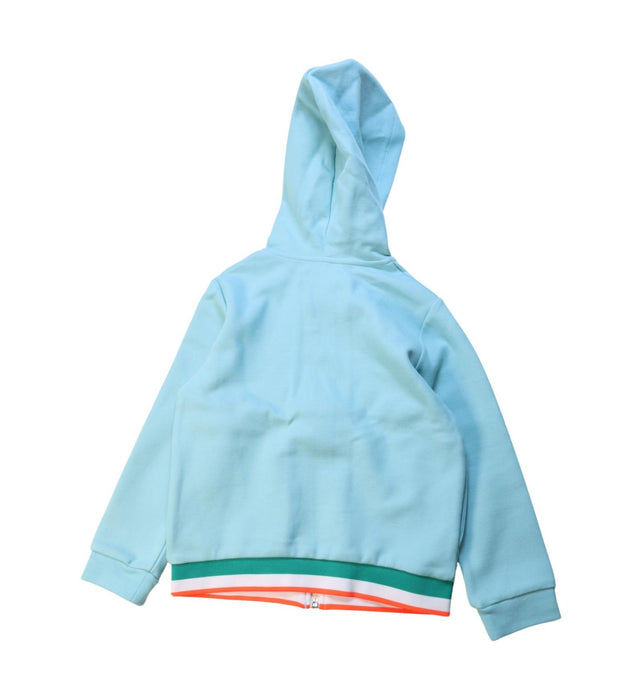 A Multicolour Hooded Sweatshirts from Jacadi in size 6T for boy. (Back View)
