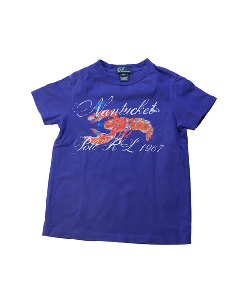 A Multicolour Short Sleeve T Shirts from Polo Ralph Lauren in size 4T for boy. (Front View)