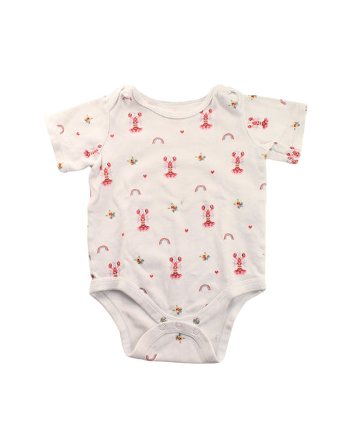 A White Short Sleeve Bodysuits from Cath Kidston in size 6-12M for girl. (Front View)