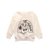 A White Crewneck Sweatshirts from Lovie by Mary J in size 12-18M for girl. (Front View)