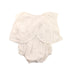 A White Short Sleeve Bodysuits from Loro Piana in size 6-12M for girl. (Back View)