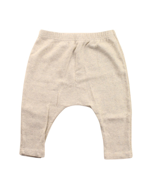 A Beige Sweatpants from Petit Bateau in size 3-6M for girl. (Front View)