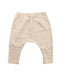 A Beige Sweatpants from Petit Bateau in size 3-6M for girl. (Back View)