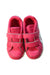 A Pink Sneakers from Reebok in size 4T for girl. (Back View)