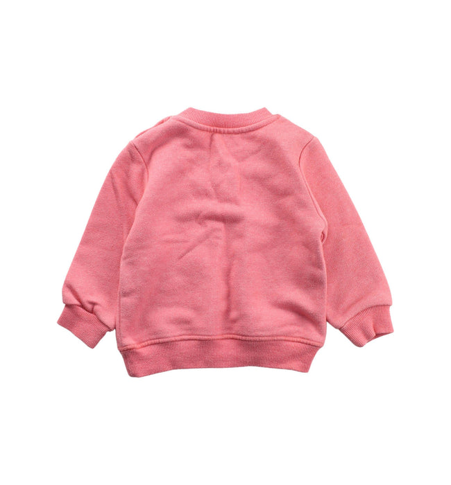 A Pink Crewneck Sweatshirts from Kenzo in size 6-12M for girl. (Back View)