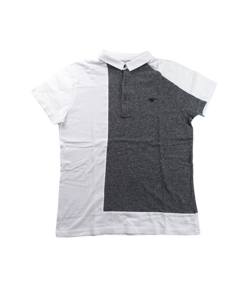 A Grey Short Sleeve Polos from Dior in size 12Y for boy. (Front View)