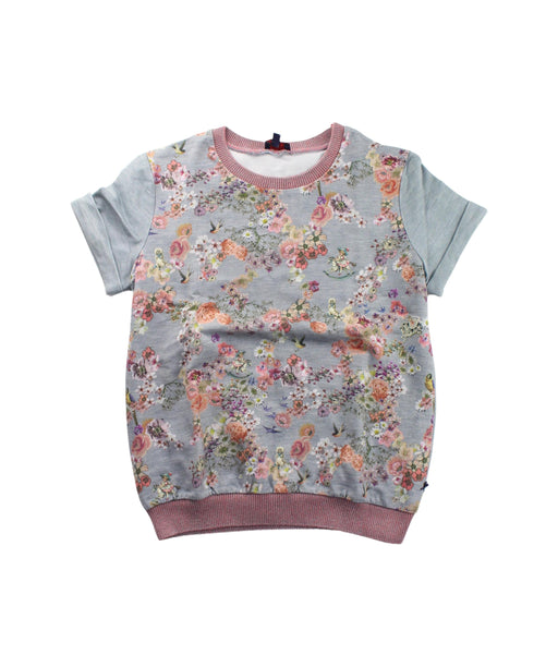 A Grey Short Sleeve Tops from Paul Smith in size 12Y for girl. (Front View)