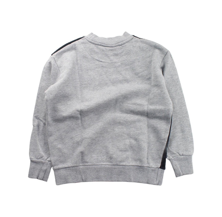 A Black Crewneck Sweatshirts from Molo in size 7Y for boy. (Back View)