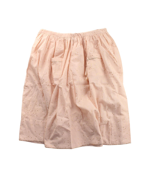 A Peach Mid Skirts from Velveteen in size 12Y for girl. (Front View)