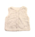 A White Dress Up Vests from Jacadi in size 6T for girl. (Front View)