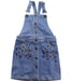 A Blue Overall Dresses from Little Marc Jacobs in size 8Y for girl. (Front View)