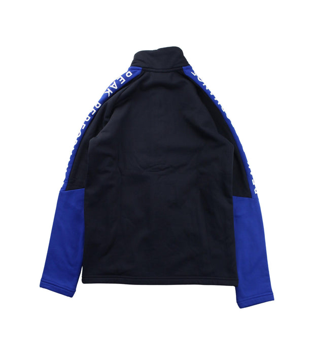 A Blue Zippered Sweatshirts from Peak Performance in size 10Y for boy. (Back View)
