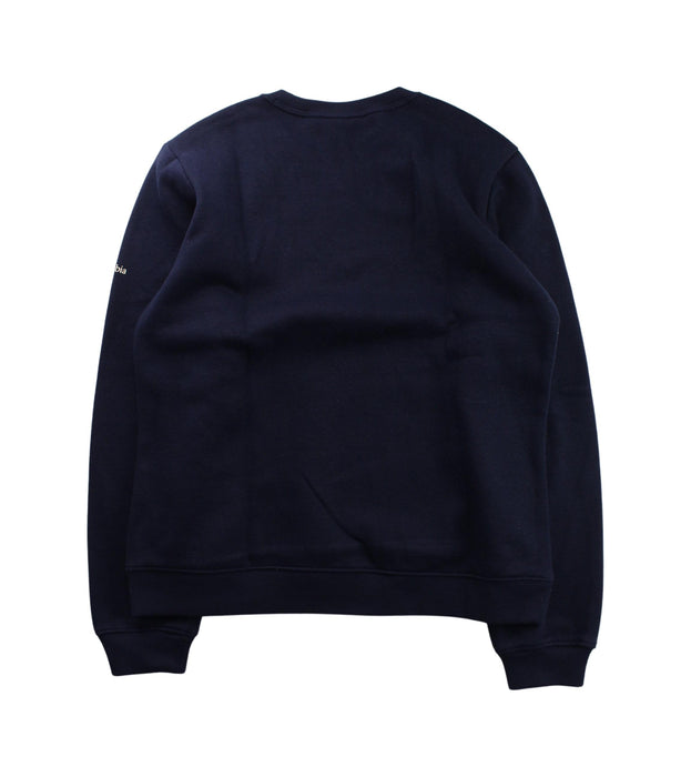 A Blue Crewneck Sweatshirts from Columbia in size 14Y for boy. (Back View)