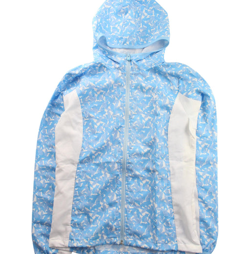 A Blue Lightweight Jackets from Le Coq Sportif in size 13Y for boy. (Front View)