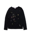 A Black Long Sleeve T Shirts from Bonpoint in size 10Y for girl. (Front View)