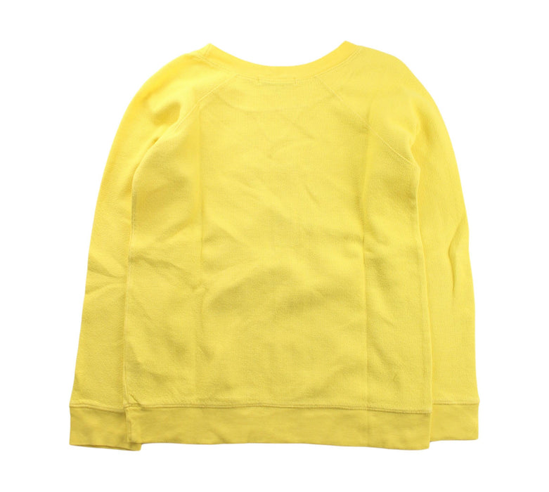 A Yellow Crewneck Sweatshirts from Bonpoint in size 10Y for girl. (Back View)