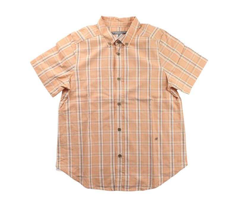 A Peach Short Sleeve Shirts from Bonpoint in size 10Y for boy. (Front View)