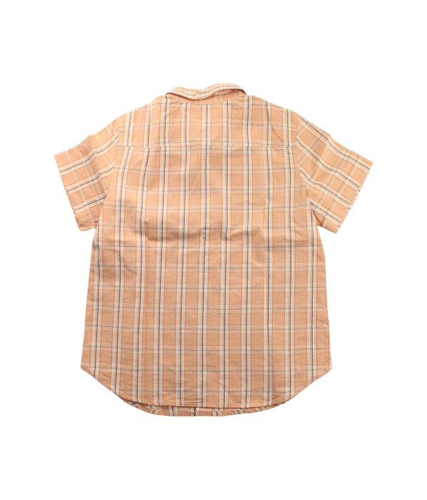 A Peach Short Sleeve Shirts from Bonpoint in size 10Y for boy. (Back View)